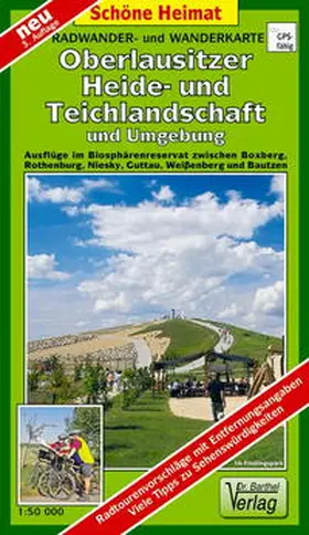 Verlag Dr. Barthel |  Radwander- und Wanderkarte Oberlausitzer Heide- und Teichlandschaft und Umgebung 1 : 50 000 | Sonstiges |  Sack Fachmedien