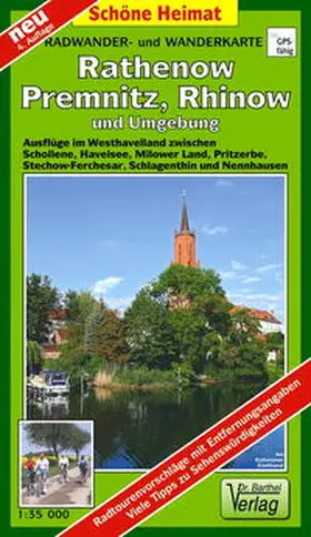 Verlag Dr. Barthel |  Radwander- und Wanderkarte Rathenow, Premnitz und Umgebung 1 : 35 000 | Sonstiges |  Sack Fachmedien