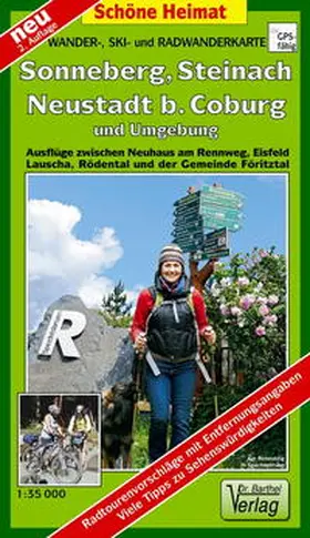Verlag Dr. Barthel |  Wander-, Ski- und Radwanderkarte Sonneberg, Steinach, Neustadt b. Coburg und Umgebung | Sonstiges |  Sack Fachmedien