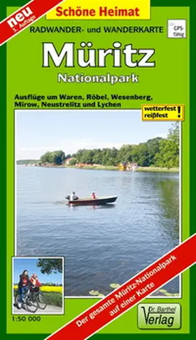 Verlag Dr. Barthel |  Müritz-Nationalpark 1 : 50 000 Radwander- und Wanderkarte | Sonstiges |  Sack Fachmedien