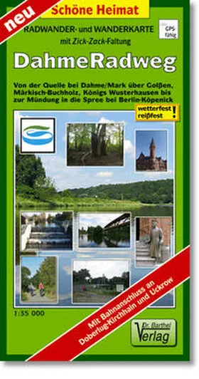 Verlag Dr. Barthel |  Radwander- und Wanderkarte Dahme-Radweg | Sonstiges |  Sack Fachmedien