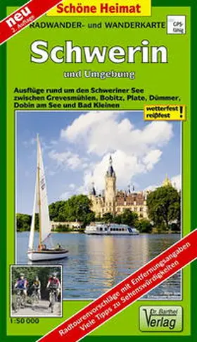 Verlag Dr. Barthel |  Schwerin und Umgebung Radwander- und Wanderkarte 1 : 50 000 | Sonstiges |  Sack Fachmedien