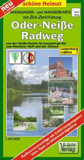 Verlag Dr. Barthel |  Radwander- und Wanderkarte Oder-Neiße-Radweg | Sonstiges |  Sack Fachmedien