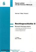 Hemmer / Wüst / Knecht |  Rechtsgeschichte II | Buch |  Sack Fachmedien