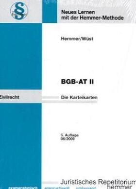 Hemmer / Wüst | BGB AT II | Sonstiges | 978-3-89634-905-7 | sack.de