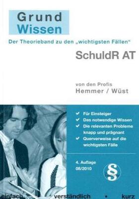 Hemmer / Wüst | Grundwissen Schuldrecht AT | Buch | 978-3-89634-997-2 | sack.de
