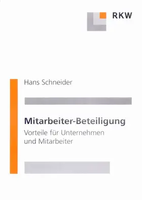 Schneider |  Mitarbeiter-Beteiligung. | Buch |  Sack Fachmedien