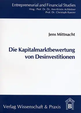 Mittnacht |  Die Kapitalmarktbewertung von Desinvestitionen. | eBook | Sack Fachmedien