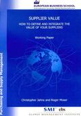 Jahns / Moser |  Supplier Value. | eBook | Sack Fachmedien