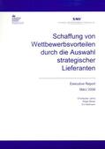 Hartmann / Jahns / Moser |  Schaffung von Wettbewerbsvorteilen durch die Auswahl strategischer Lieferanten. | eBook | Sack Fachmedien