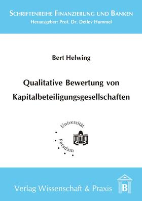 Helwing |  Qualitative Bewertung von Kapitalbeteiligungsgesellschaften. | eBook | Sack Fachmedien