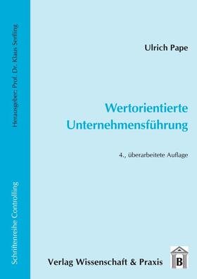 Pape | Wertorientierte Unternehmensführung. | E-Book | sack.de