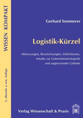Sommerer |  Logistik-Kürzel. | eBook | Sack Fachmedien
