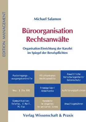 Salamon |  Büroorganisation Rechtsanwälte. | eBook | Sack Fachmedien