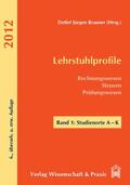 Brauner |  Lehrstuhlprofile 2012. | eBook | Sack Fachmedien