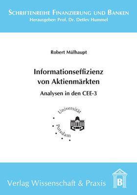 Mülhaupt | Einflussfaktoren der Informationseffizienz von Aktienmärkten. | E-Book | sack.de