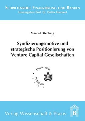 Effenberg | Syndizierungsmotive und strategische Positionierung von Venture Capital Gesellschaften. | E-Book | sack.de