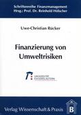 Rücker |  Finanzierung von Umweltrisiken. | eBook | Sack Fachmedien