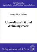 Vollmer |  Umweltqualität und Wohnungsmarkt. | eBook | Sack Fachmedien