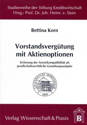 Korn | Vorstandsvergütung mit Aktienoptionen. | E-Book | sack.de