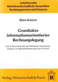 Krönert |  Grundsätze informationsorientierter Rechnungslegung. | eBook | Sack Fachmedien