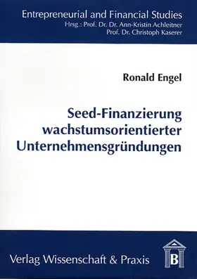 Engel |  Seed-Finanzierung wachstumsorientierter Unternehmensgründungen. | eBook | Sack Fachmedien