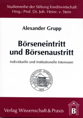 Grupp |  Börseneintritt und Börsenaustritt. | eBook | Sack Fachmedien