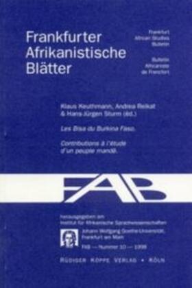 Keuthmann / Reikat / Sturm | Les Bisa du Burkina Faso | Buch | 978-3-89645-012-8 | sack.de
