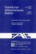Meißner / Storch |  Nominal Classification in African Languages | Buch |  Sack Fachmedien