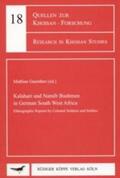 Guenther |  Kalahari and Namib Bushmen in German South West Africa | Buch |  Sack Fachmedien