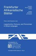Anyanwu |  Logophoricity, Pronouns, and Pronominals in African Languages | Buch |  Sack Fachmedien