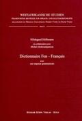 Höftmann |  Dictionnaire Fon–Français / Français–Fon | Buch |  Sack Fachmedien