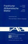 Ermisch |  Focus and Topic in African Languages | Buch |  Sack Fachmedien