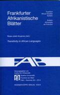 Anyanwu / Creissels / Dimmendaal |  Transitivity in African Languages | Buch |  Sack Fachmedien