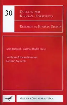 Barnard / Boden |  Southern African Khoisan Kinship Systems | Buch |  Sack Fachmedien