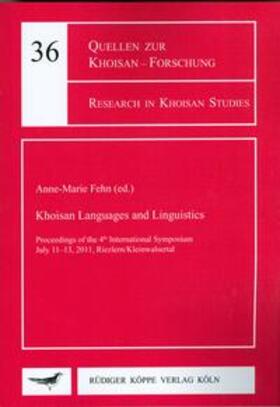 Fehn | Khoisan Languages and Linguistics | Buch | 978-3-89645-880-3 | sack.de