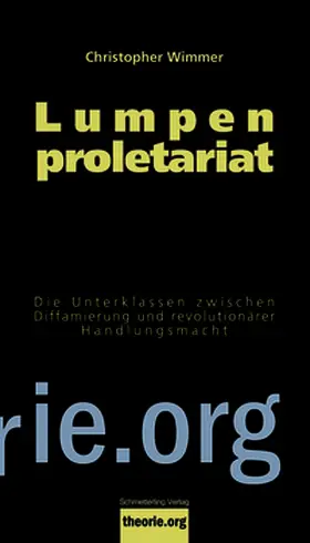 Wimmer |  Lumpenproletariat | Buch |  Sack Fachmedien