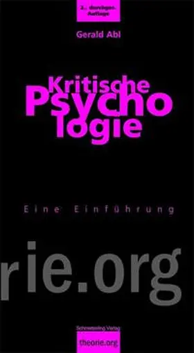Abl |  Kritische Psychologie | Buch |  Sack Fachmedien