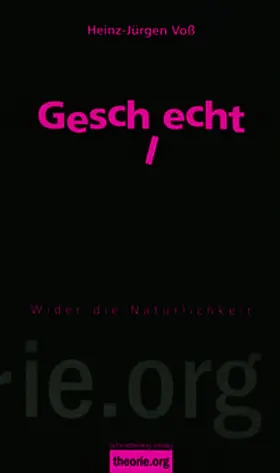 Voß |  Geschlecht | Buch |  Sack Fachmedien