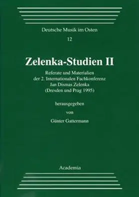 Gattermann |  Zelenka Studien II | Buch |  Sack Fachmedien