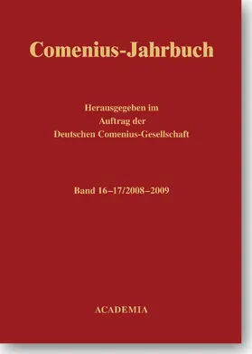 Bahlcke / Fritsch / Voigt |  Comenius-Jahrbuch | Buch |  Sack Fachmedien