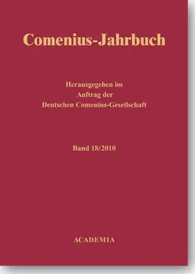 Bahlcke / Fritsch / Voigt |  Comenius-Jahrbuch | Buch |  Sack Fachmedien