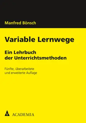 Bönsch | Variable Lernwege | E-Book | www.sack.de
