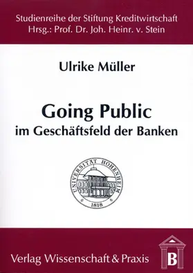 Müller |  Going Public im Geschäftsfeld der Banken | Buch |  Sack Fachmedien