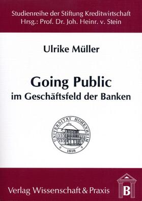 Müller | Going Public im Geschäftsfeld der Banken | Buch | 978-3-89673-013-8 | sack.de