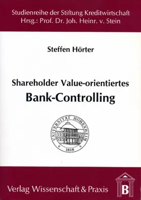 Hörter | Shareholder Value-orientiertes Bank-Controlling | Buch | 978-3-89673-036-7 | www.sack.de
