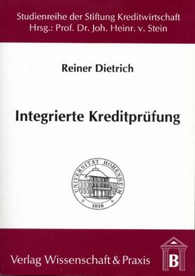 Dietrich | Integrierte Kreditprüfung | Buch | 978-3-89673-046-6 | sack.de