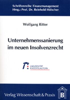 Ritter | Unternehmenssanierung im neuen Insolvenzrecht. | Buch | 978-3-89673-077-0 | sack.de