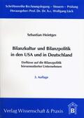 Heintges |  Bilanzkultur und Bilanzpolitik in den USA und in Deutschland | Buch |  Sack Fachmedien