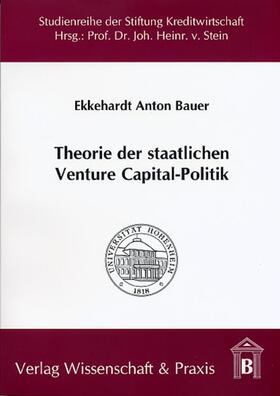 Bauer | Theorie der staatlichen Venture Capital-Politik | Buch | 978-3-89673-272-9 | sack.de